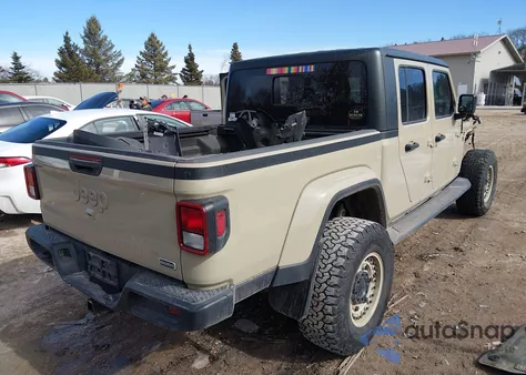 2020 Jeep Gladiator Overland 4X4 из США, поврежденный, VIN 1C6HJTFGXLL161827
